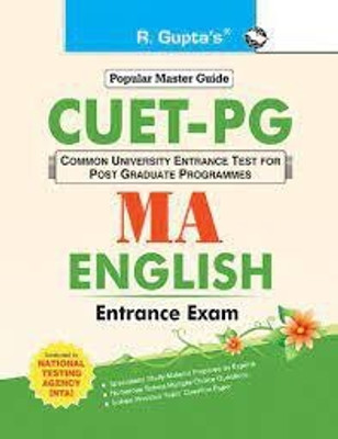 CUET-PG: MA English Entrance Exam Guide [ R Gupta ](Paperback, RPH)