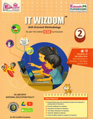 Edusoft IT WIZDOM Skill-Oriented Methodology For ICSE - 2(Paperback, GAGAN AGARWAL)