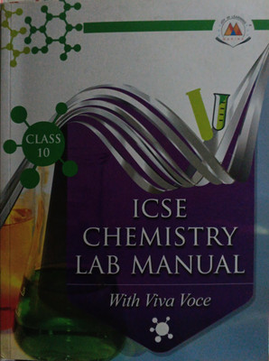 ICSE Chemistry Lab Manual Class 10(Pepper back, Mridula Bhattacharjee)