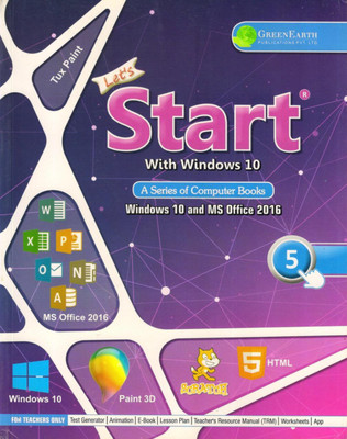 Let's Start With Windows 10 For CBSE Class 5(Paperback, Geetanjali Sehgal)