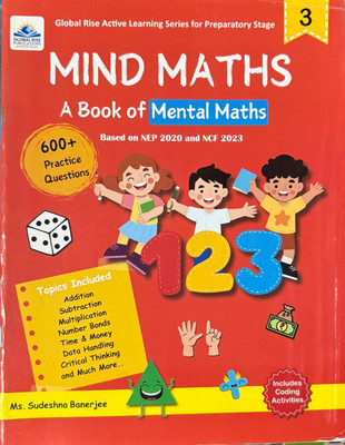 Mind Maths A Book Of Mental Maths Class-3(Paperback, Sudeshna Banerjee)