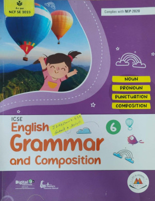 Icse English Grammar And Communication Class 6(Pepper back, Shampa rakshit)