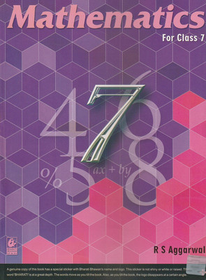 Cbse Mathematics Class 7 Bharti Bhawan ( P & D )(Paperback, R S AGGARWAL)