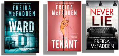 Arushibooks Combo: Must Read 3 Books Ward D & The Tenant & Never Lie ( English )(Paperback, Freida McFadden)