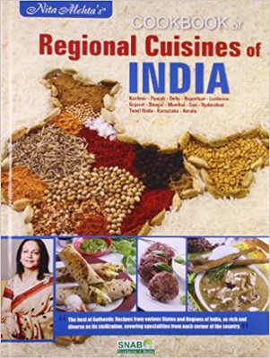 Cookbook Of Regional Cuisines Of India Hardcover(Hardcover, Nita Mehta)
