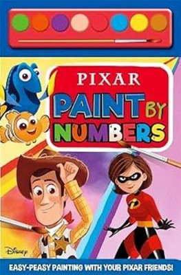 Disney Pixar: Paint By Numbers(Paperback, Walt Disney)