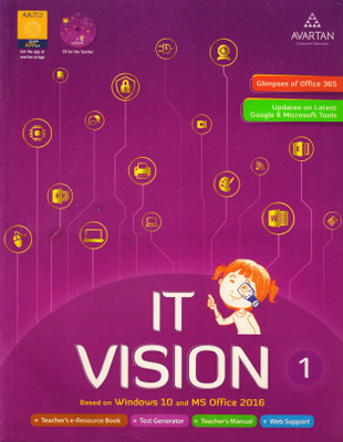 Avartan It Vision Class - 1
( Based On Window 10 And Ms Office 2016 )(Paperback, IT TEAMS)