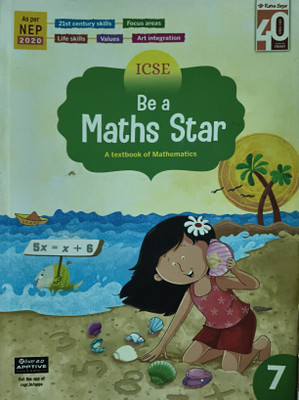 Icse Be A Maths Star A Textbook Of Mathematics Class 7(Paperback, Ratna Sagar)
