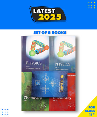 NCERT Class 11th (PCM) Set Of 5 Books Physics Part 1 & 2 Chemistry Part 1 & 2 And Mathematics NCERT Paperback In English MEDUIM (Paperback, NCERT) (Paperback, NCERT) (Paperback, NCERT)(Paperback, NCERT)