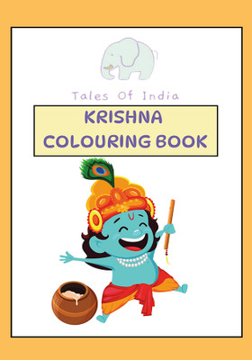 Krishna Coloring Book With Bhagavad Gita Shloka, Gift For Children For Painting, Drawing - 3 To 10 Years Old(Paperback, Swati & Shubha)