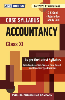 APC CBSE Accountancy Textbook For Class 11, 2026 Examinations,By D K Goel, Rajesh Goel, Shelly Goel(Paperback, D K Goel, Rajesh Goel, Shelly Goel)