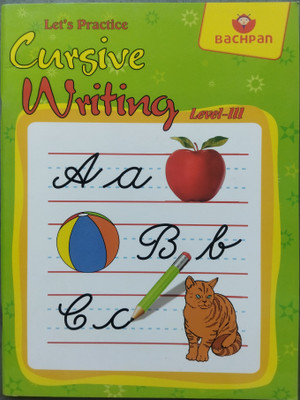 Let's Practice Cursive Writing Book For All Children, Kids | Handwriting Book | Alphabets | Trace And Copy | Early Learning Books For Kids, Etc(Paperback, S. K. Education)