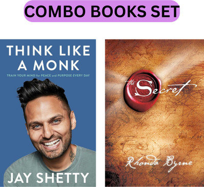 Think Like A Monk & The Secret Self-Help Books (Combo Book Set)(Paperback, Rhonda Byrne, Jay Shetty)