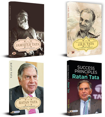 The World Of Tatas | Nation Building Thoughts | Success Principles | How They Built A Business Along With The Nation: Jamset Ji Tata | JRD Tata | Ratan Tata (Set Of 4 Books)(Paperback, Vinod Sharma, Prashant Kumar, A.K. Gandhi)