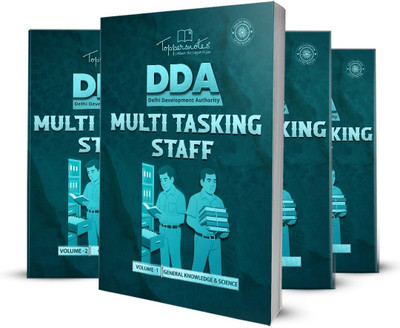 ToppersNotes Delhi Development Authority (DDA) Multi Tasking Staff Exam Preparation Study Material Notes In English Medium Set Of Books, Latest Edition(Perfect Paperback, TOPPERSNOTES)