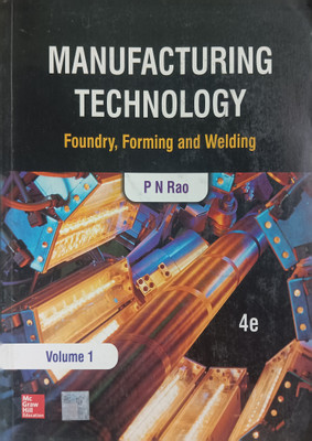 ( USED - SECOND HAND ) Manufacturing Technology Volume 1(Paperback, P N Rao)