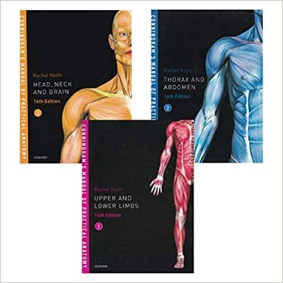 Cunningham's Manual Of Practical Anatomy (Set Of 3 Volumes) 16ED [ Head, Neck , Brain, Thorax , Abdomen, Upper, Lower Limbs ](Paperback, Rachel Koshi)