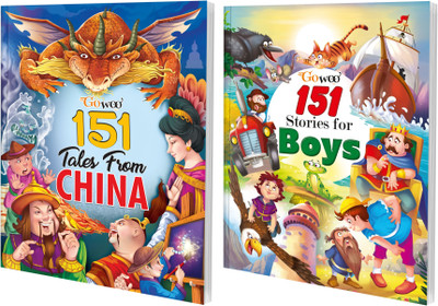 151 Tales From China And 151 Stories For Boys I Combo Of 2 Books I Set Of Illustrated Stories For Childrens By Gowoo(Paperback, Manoj Publication editorial board)