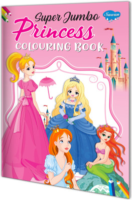 Super Jumbo Princess Colouring Book(Paperback, Manoj Publications Editorial Board)