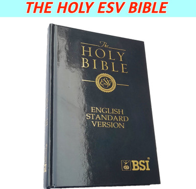 The Holy English Esv Bible | Big Size Esv English Bible | English Standard Version Bible(Hardcover, THE BIBLE SOCIETY OF INDIA)