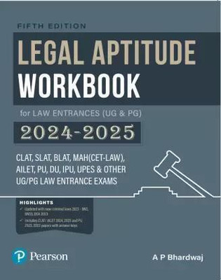 Legal Aptitude Workbook For Law Entrances (Ug & Pg) 2024-2025(Paperback, A P Bhardwaj)