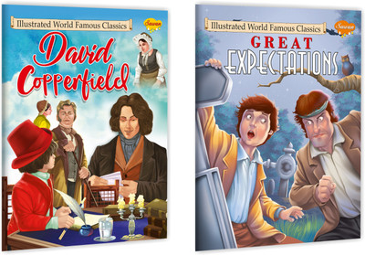 Collection Of Classic Stories For Children With Illustration Set Of 2 | David Copperfield & Great Expectation(Paperback, Manoj)