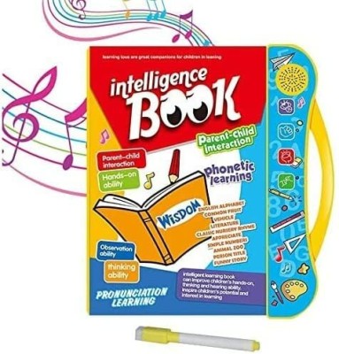 Intelligence Book Sound Book For Children, English Letters & Words Learning Book Educational Toys(NA, Intelligence Books)