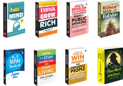 The Power Of Your Subconscious Mind, Think & Grow Rich And More :- Motivational & Self-Help Combo, Dale Carnegie Self Help Set, Success And Wealth Creation Pack | Combo Of 8 Books(Paperback, Joseph Murphy, Napoleon Hill, Dale Carnegie, George S. Clason)