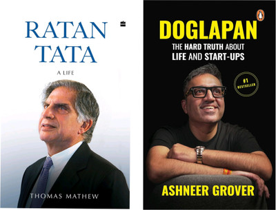 Combo Set Of 2 Ratan Tata A Life By Thomas Mathew And Doglapan The Hard Truth About Life By Ashneer Grover(Hardcover, Thomas Mathew, Ashneer Grover)