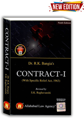 Contract-1 (With Specific Relief Act, 1963 ) Edition 2023(Paperback, DR. R.K BANGIA)