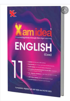 Xam Idea Class 11 English Core (2025–26) | Latest CBSE Syllabus| NEP 2020 & NCFSE 2023 Aligned | With Competency-Focused & Free Response Qs | Self-Assessment Tests (Paperback, Xam Idea)(Paperback, xamidea editional board)