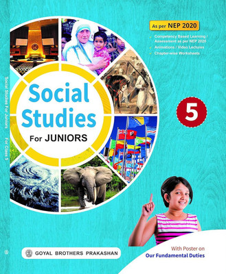 Social Studies For Juniors Class-5(Paperback, T Bhattacharjee)