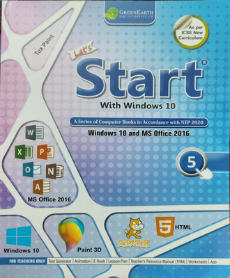 Start With Windows 10 Class 5(Pepper back, Geetanjali Sehgal)