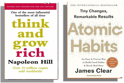 Roopabooks Combo;- Think And Grow Rich & Atomic Habit ( English, Pack 2 )(Paperback, Napoleon Hill, Jemes Clearr)