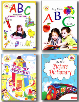 Kalyani Nursery Combo Book Set For Kids (Include My First A B C Writing , My First ABC Book, Nursery Rhymes -1, Picture Dictionary)(Paperback, Kalyani kids series)