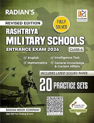 Rashtriya Military School (RMS-CET) Class 6 Practice Set Preparation Book For Entrance Exam 2026 In English(Paperback, Preeti Aggarwal)