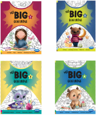 Navneet My Big Colouring Combo Pack Of 4 Books For Kids |(Paperback, Navneet Education)