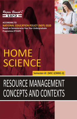 NEP Home Science: Resource Management Concepts And Contexts 3rd Semester MIC/MDC 3(Paperback, Meera Goyal)