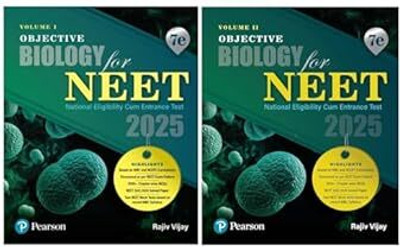 Objective Biology For NEET - Volume I & Volume II | Based On NMC And NCERT Curriculums | 9500+ Chapter-Wise MCQs | NEET (UG) 2024 Solved Paper | 7th Edition(Paperback, RAJIV VIJAY)
