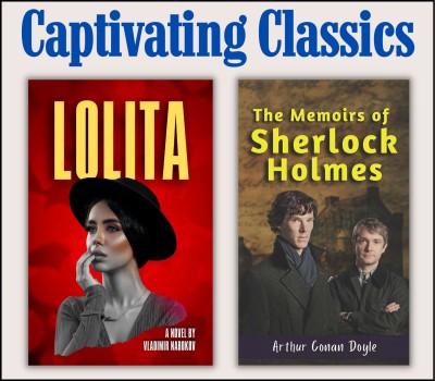 Captivating Classics: Nabokov's Lolita & Doyle's Sherlock Holmes Memoirs | Set Of 2 Famous International Classic Books By Vladimir Nabokov; Arthur Conan Doyle(Paperback, Vladimir Nabokov; Arthur Conan Doyle)