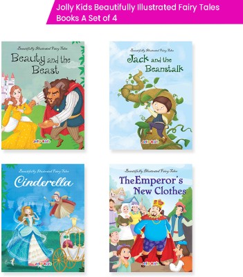 Jolly Kids Beautifully Illustrated Fairy Tales Books A Set Of 4 For Kids Ages 3-8 Years| Classic Storytelling Gift Book(Paperback, Jolly Kids)