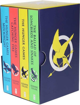 The Hunger Games Collection, The Hunger Games, The Hunger Games Catching Fire, The Hunger Games Mockingjay, The Ballad Of Songbirds And Snakes, Suzanne Collins, Paperback, English (Paperback, Suzanne Collins)(Paperback, Suzanne Collins)) The Hunger Games Collection, The Hunger Games, The Hunger Games Catching Fire, The Hunger Games Mockingjay, The Ballad Of Songbirds And Snakes, Suzanne Collins, Paperback, English (Paperback, Suzanne Collins)(Paperback, Suzanne Collins))
