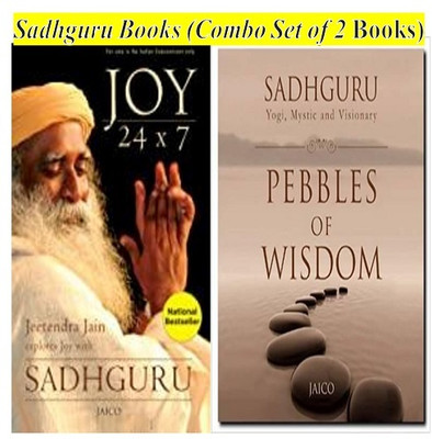 Joy 24X7 & Pebbles Of Wisdom (Combo Set Of 2 Bestseller Books)(Paperback, Sadhguru)