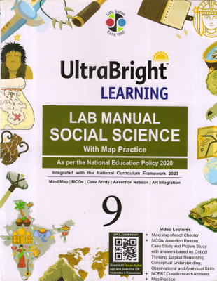 UltraBright Learning LAB MANUAL SOCIAL SCIENCE With Map Practice - 9(Paperback, Anuradha Sarkar)
