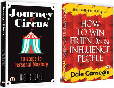Journey Of Circus + How To Win Friends & Influence People | Expand Your Social Circle, Polish Your Skill Set, Deliver Your Thoughts More Clearly, And Build Mental Strength To Get Success | Best Of Dale Carnegie (Set Of 2 Books In English)(Paperback, Nishesh Garg, Dale Carnegie)