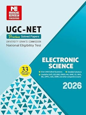 UGC-NET 2026: Electronic Science Previous Solved Papers(Paperback, MADE EASY)