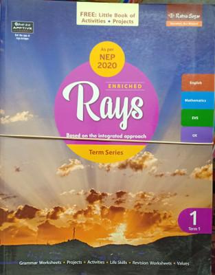 Combo Pack Of 3 Books Enriched Rays Based On The Integrated Approach Class 5 Terms 1,2,3(Pepper back, Tapas Guha)