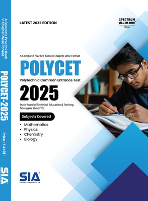 TG POLYCET 2025 Polytechnic Common Entrance Test (English Medium)(Paperback, SIA Team Of Experts)