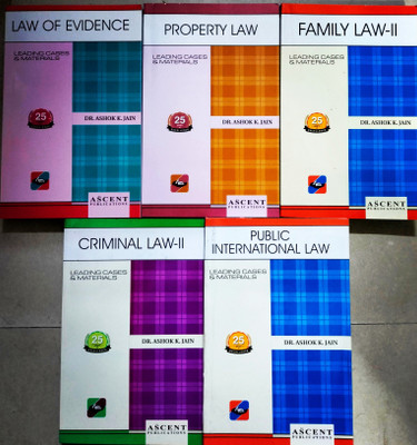 LL.B 2nd SEMESTER DUKKI(FAMILY LAW-2nd, CRIMINAL LAW-2nd, PIL, LAW OF EVIDENCE, PROPARTY LAW)(Paperback, DR. AK JAIN)