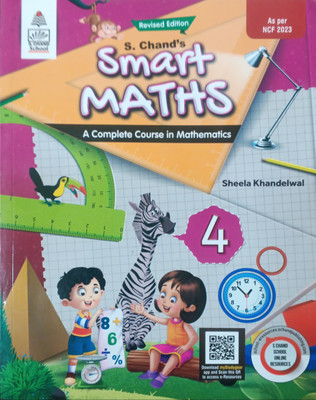 Revised Edition Smart Maths Class 4(Pepper back, Sheela khandelwal)